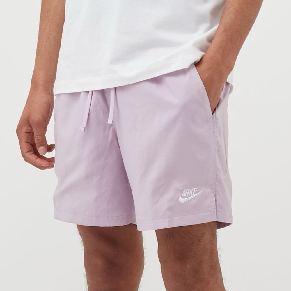 Nike Woven Shorts in Iced Lilac/White